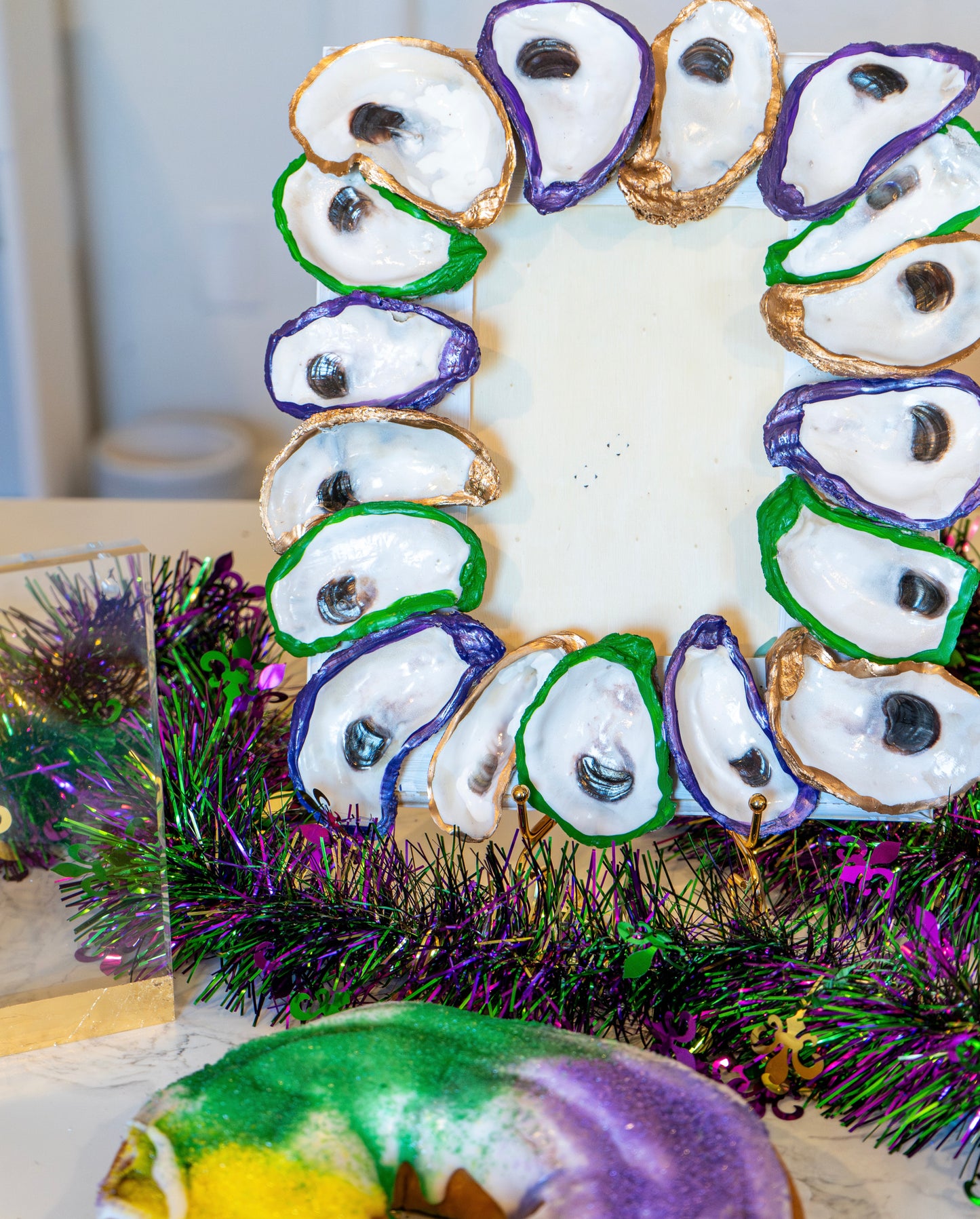 5x7 Mardi Gras Oyster frame