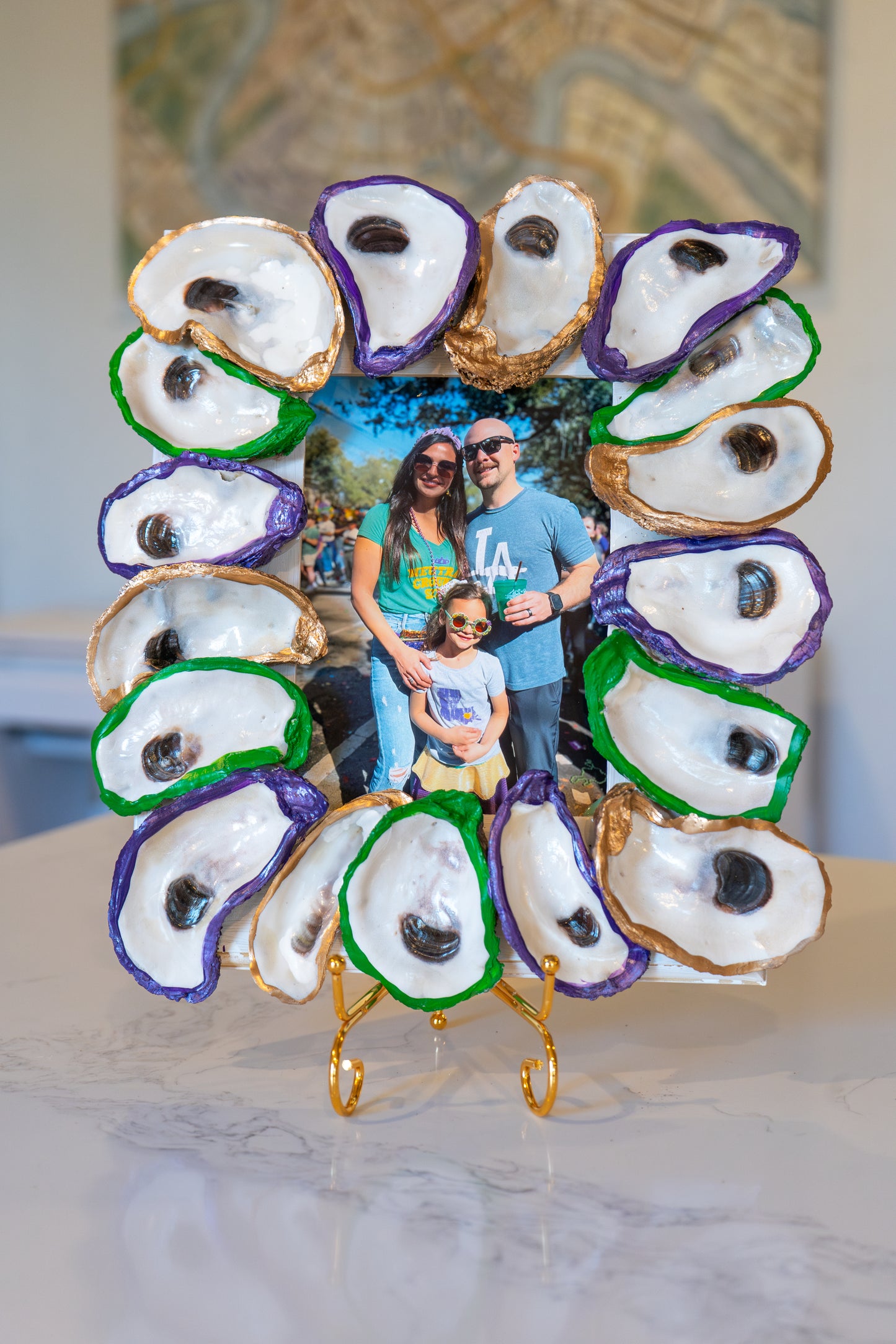 5x7 Mardi Gras Oyster frame