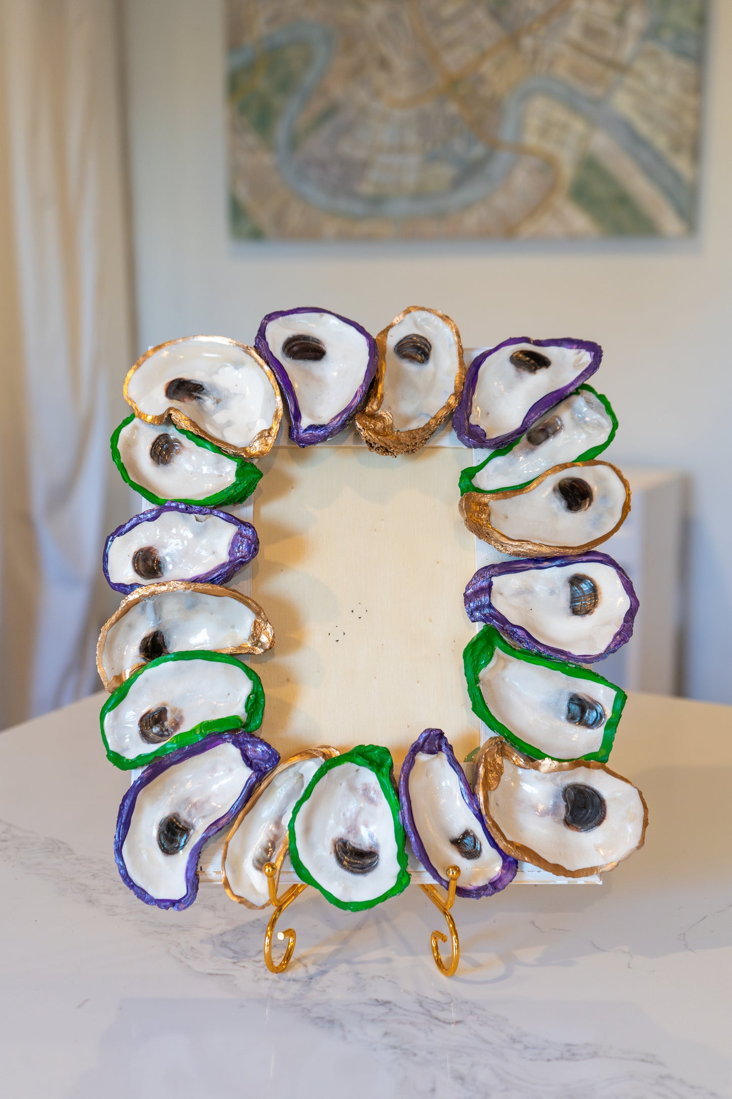 5x7 Mardi Gras Oyster frame