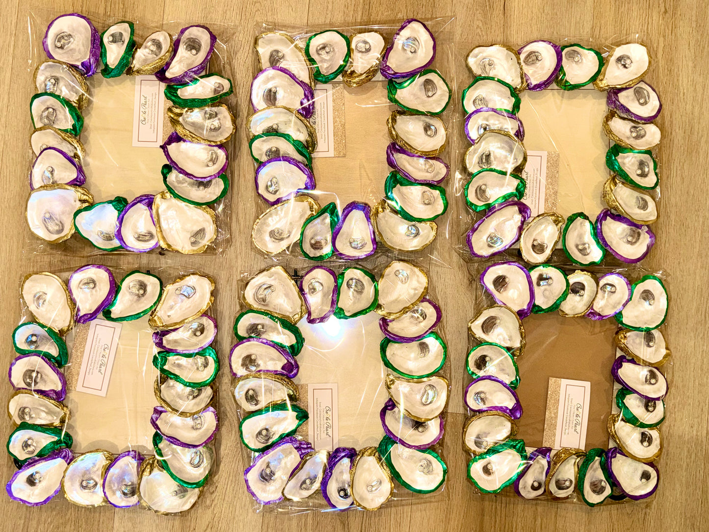 5x7 Mardi Gras Oyster frame