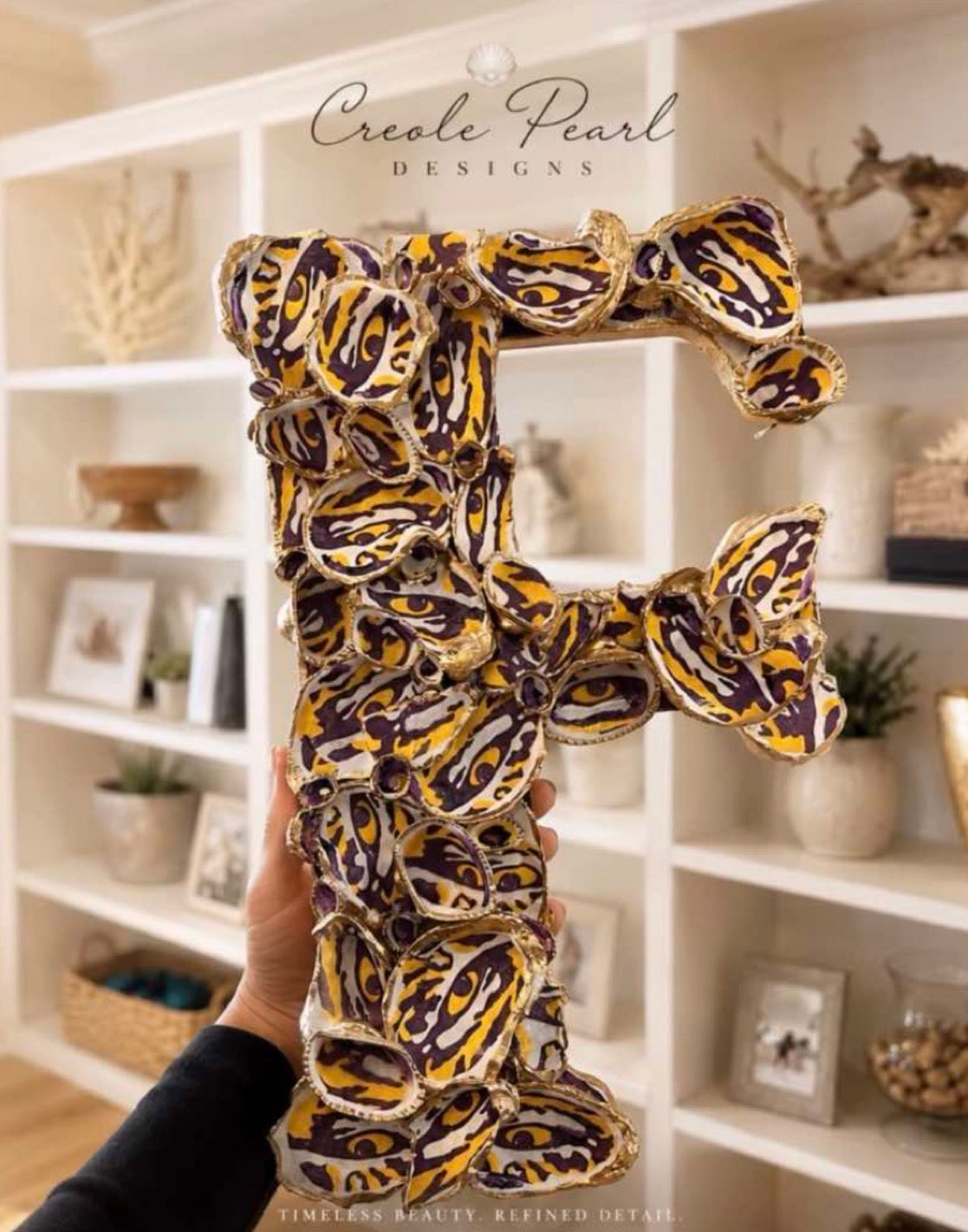 LSU Oyster Letter 18 inch
