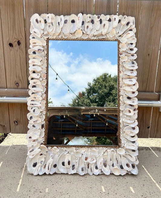 24X36 OYSTER SHELL MIRROR